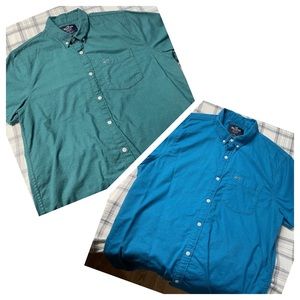 Bundle Hollister Short Sleeve Oxford Shirts